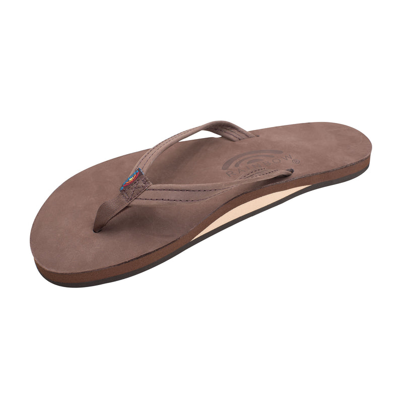 Buy Rainbow Sandals Women's Double Layer Premier Leather Narrow Strap  w/Arch, Mocha, Ladies Small / 5.5-6.5 B(M) US Online at Lowest Price Ever  in India | Check Reviews & Ratings - Shop