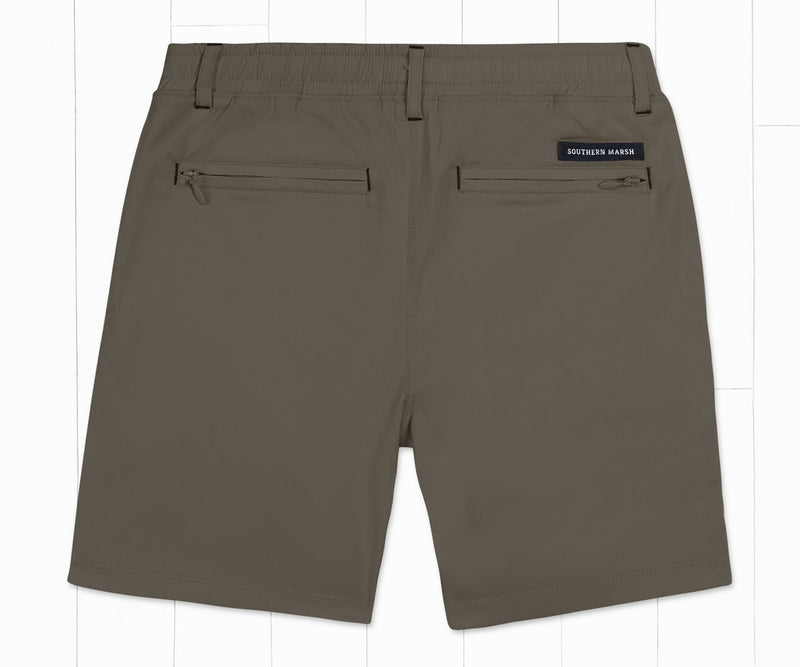Youth • Billfish Lined Performance Short • Burnt Taupe