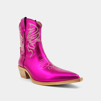 Zen Western Boot • Fuchsia