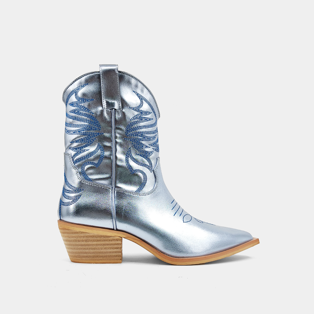 Zen Western Boot • Slate Blue