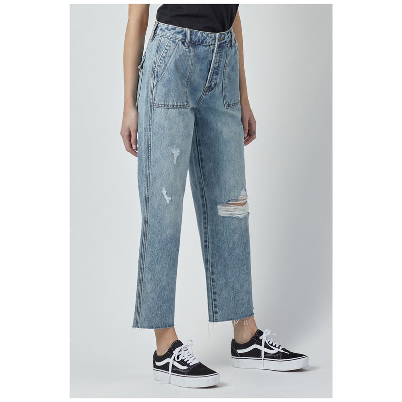 Tracey • High Rise Utility Jeans