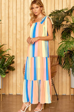 Marley Stripe Maxi Dress • Multi Stripe