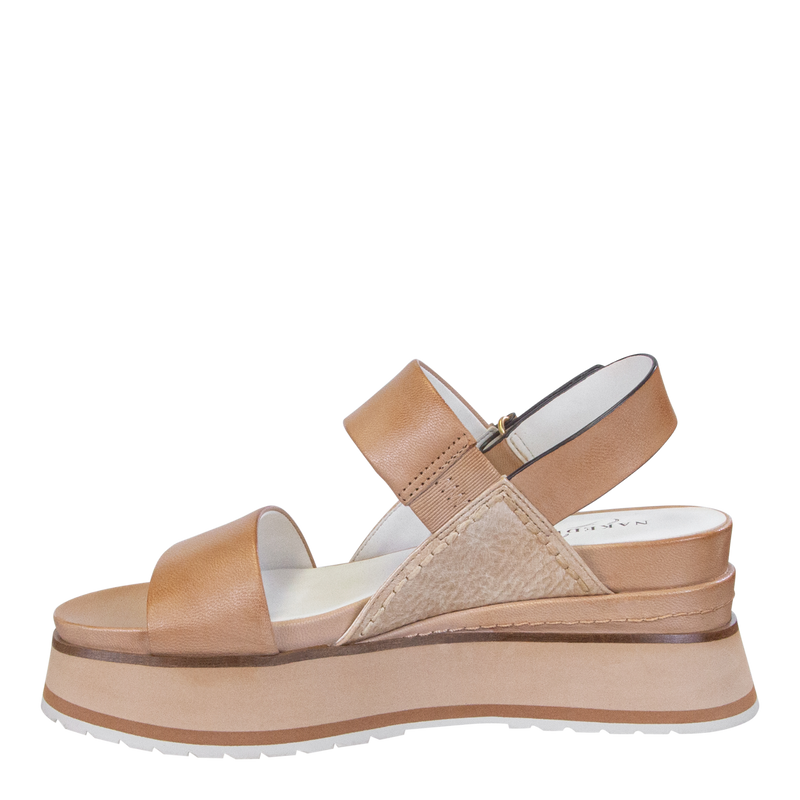 Dimension Platform Sandals • Ecru