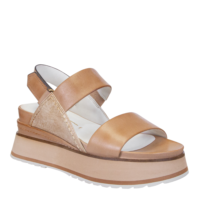 Dimension Platform Sandals • Ecru