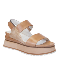 Dimension Platform Sandals • Ecru