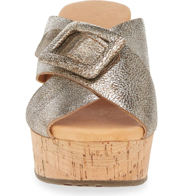 Galaxy Criss Cross Platform Slide Gunmetal