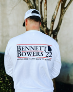 Bennett-Bowers Long Sleeve Tee • White