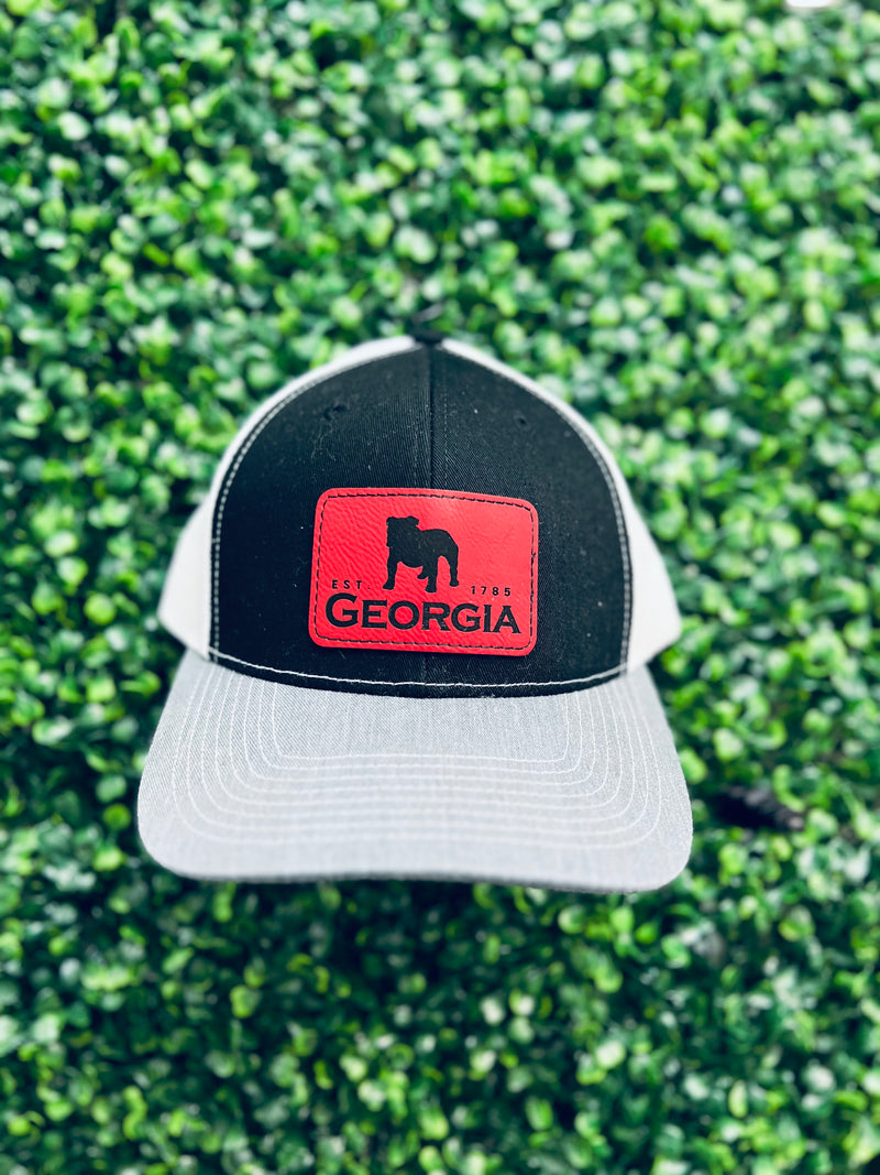 Georgia Patch Hat • Tri Color Grey