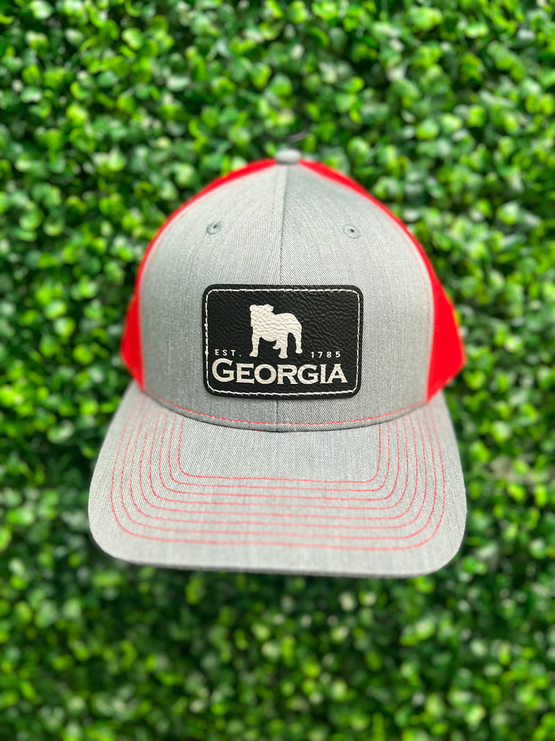 Georgia Patch Hat • Red/Grey