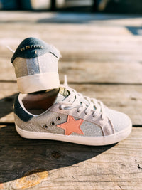 Liora Glitter Sneakers • Silver Multi