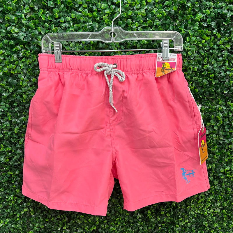 Swim Shorts • Neon Coral