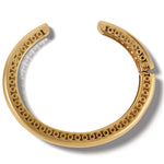 Inner Circle Double Hinged Bangle • Gold