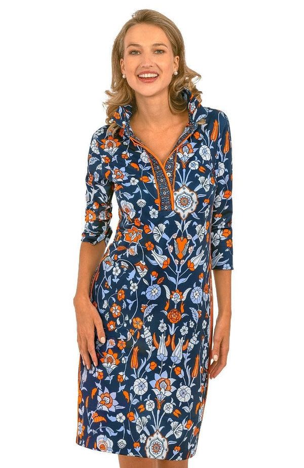 Everywhere Dress - Midnight Garden • Navy