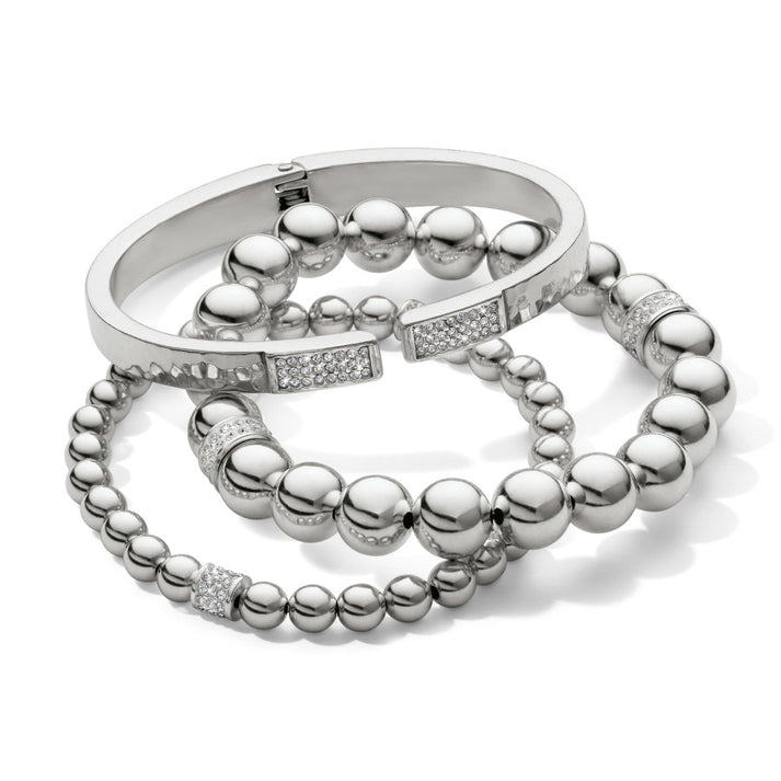 Meridian Stretch Bracelet • Silver