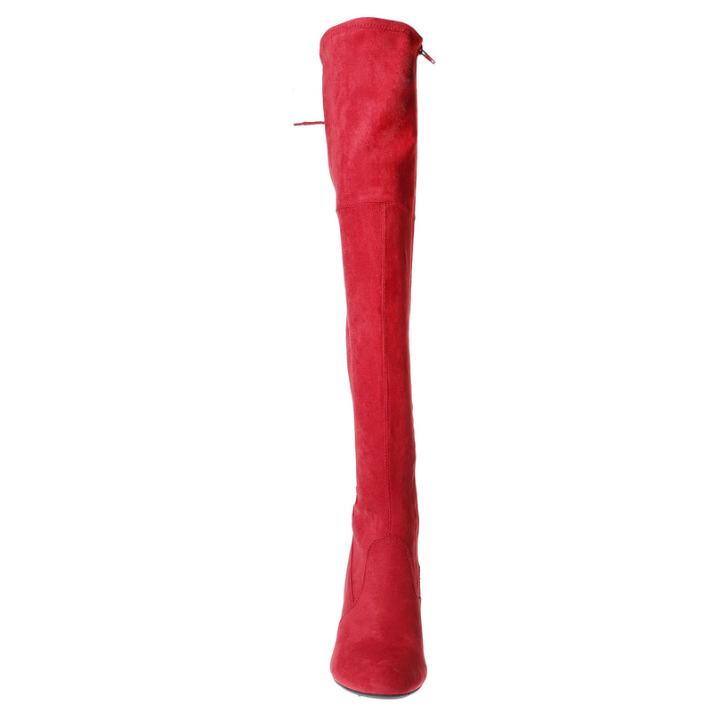 Alessa Knee High Boot • Red