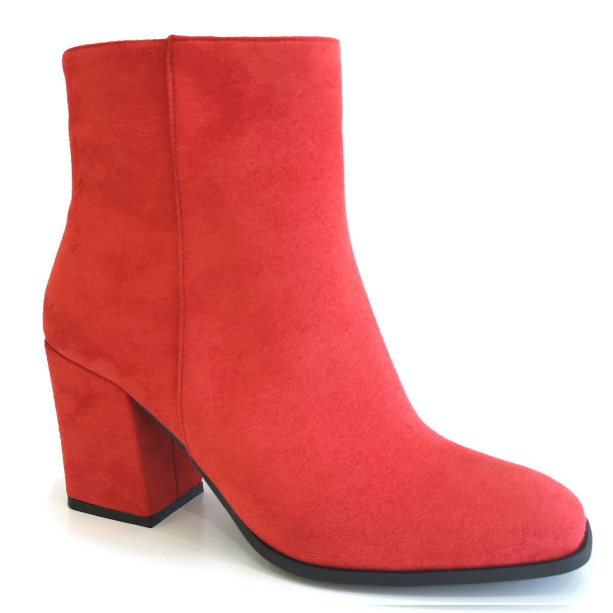 Calma 1 Heeled Bootie • Red