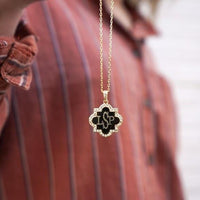 Sterling Silver Quatrefoil Necklace