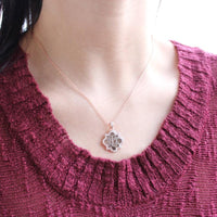 Sterling Silver Quatrefoil Necklace