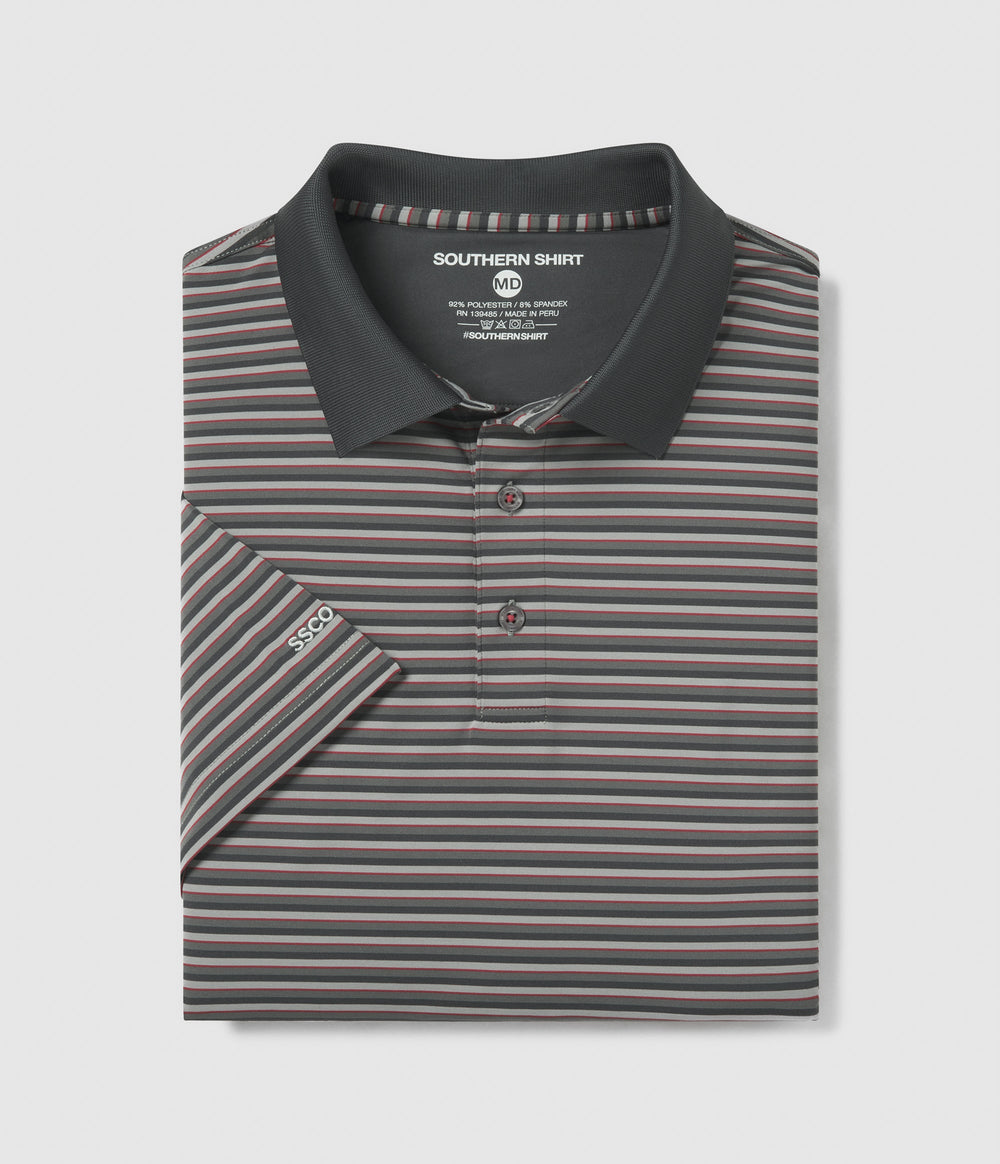 Collins Stripe Polo • Kirby