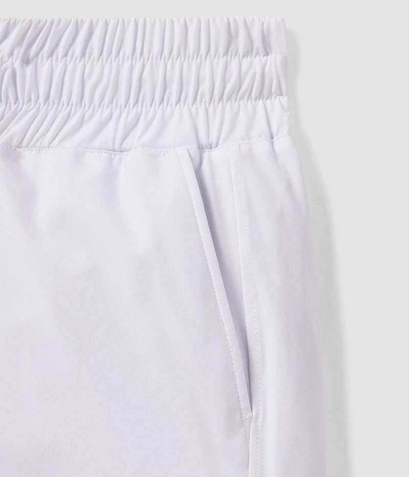 Womens Lined Hybrid Shorts - Bright White