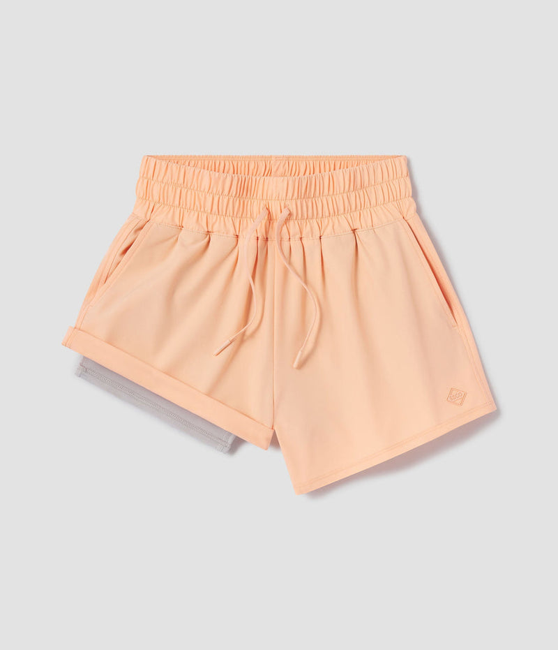 Womens Lined Hybrid Shorts • Just Peachy