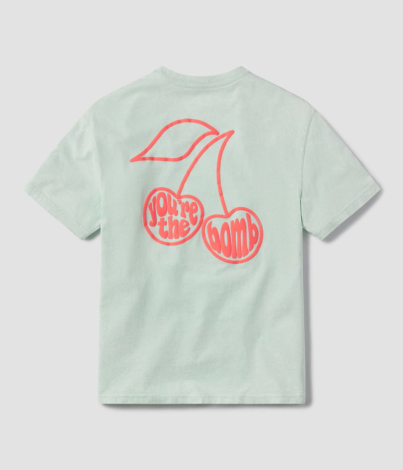 Happy Thoughts Short Sleeve Tee • Mint Julep