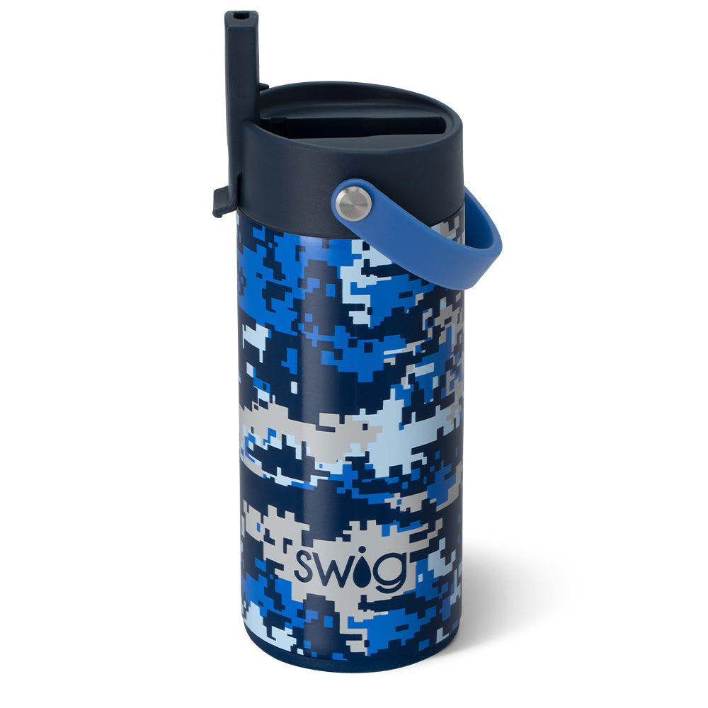 Cool Camo Flip + Sip Water Bottle (20oz) - Loggerhead Marinelife Center