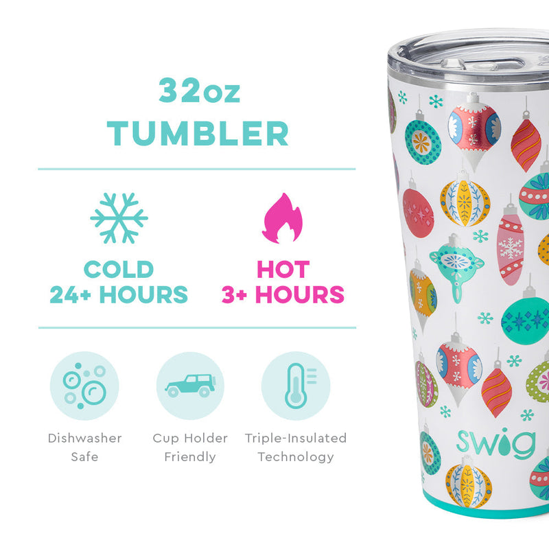 Personalized SWIG Tumbler with handle | Custom Tumbler with Silicone Straw