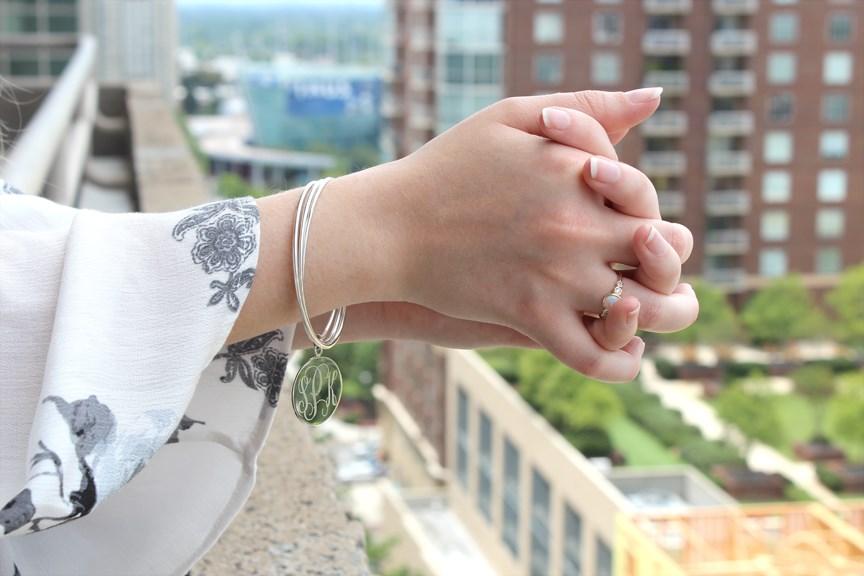 Sterling Silver Triple Bangle Bracelet