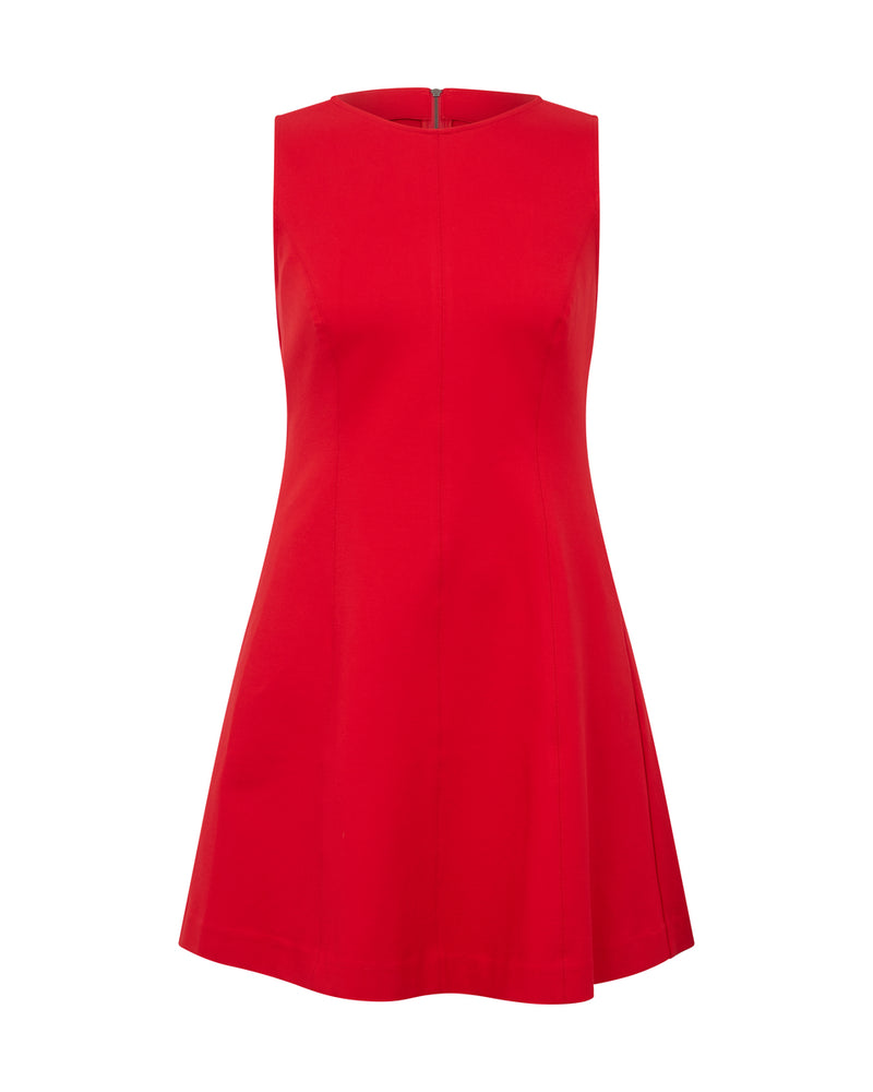 The Perfect Fit & Flare Dress • Spanx True Red